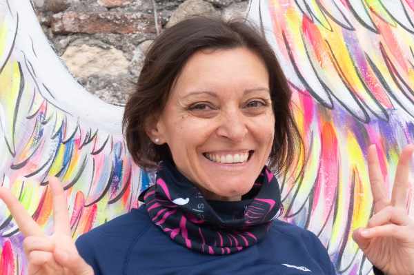 Anna Marostica ripresa durante Angels in Run 2022